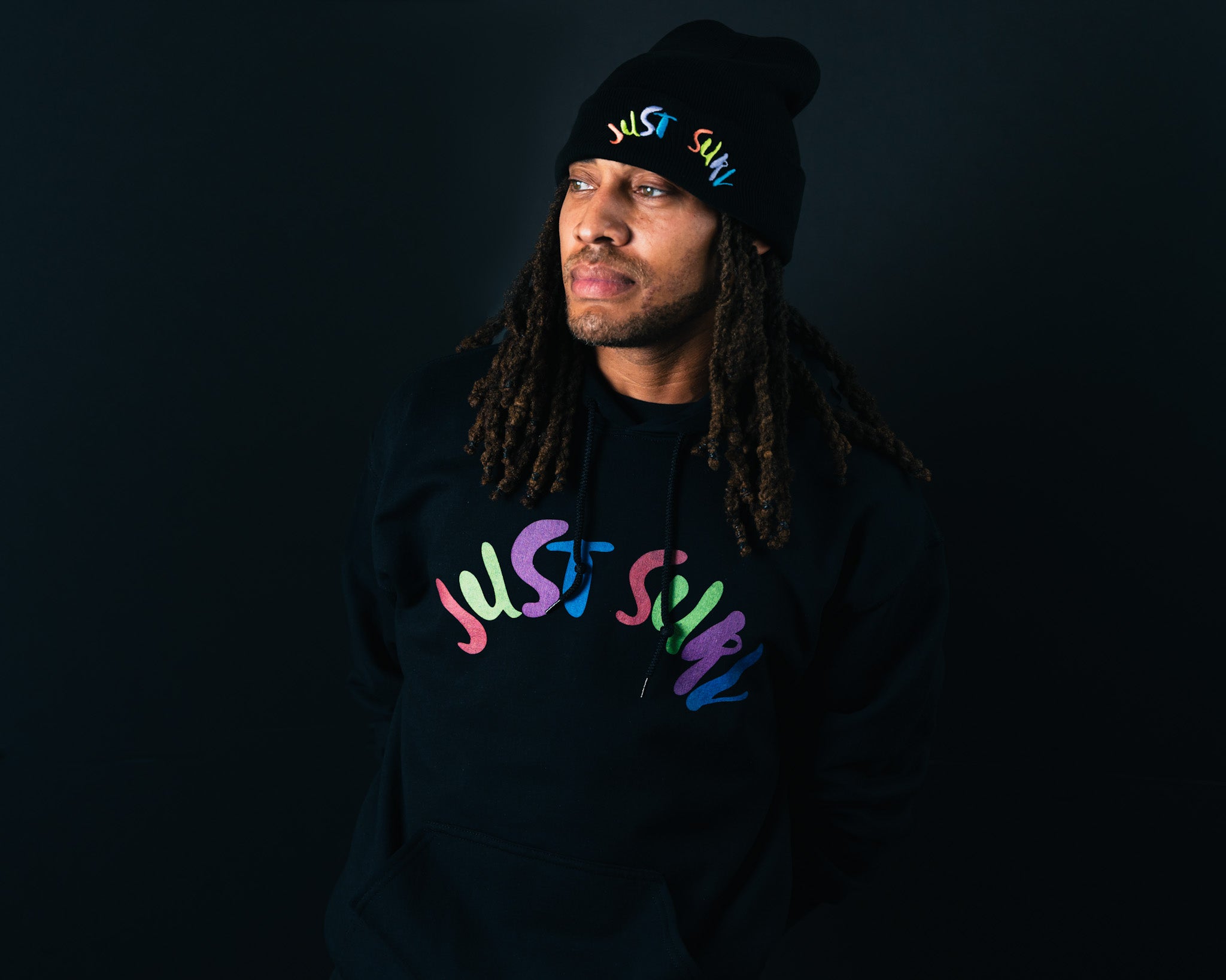 Just Surv Black Beanie