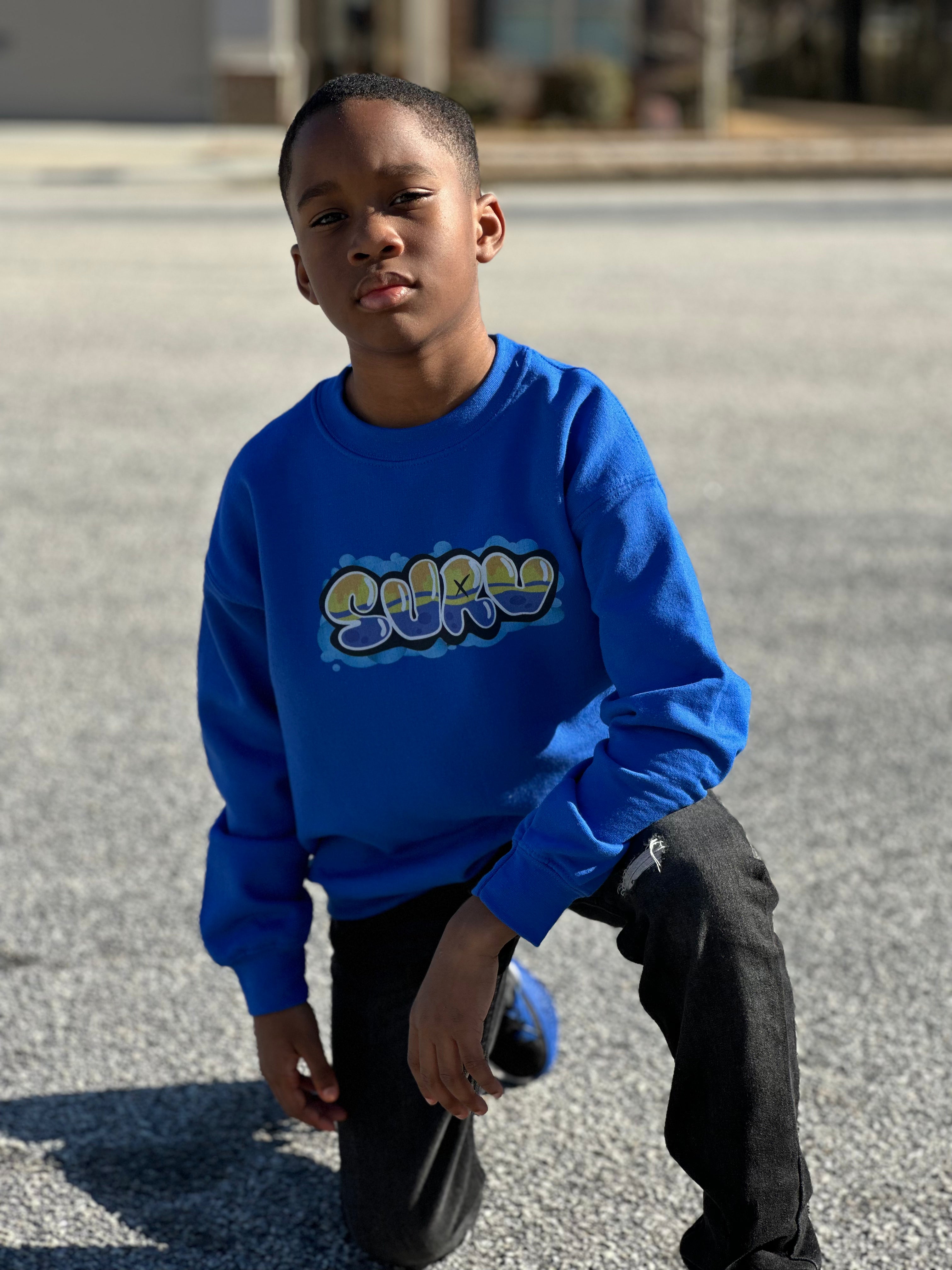 Surv Kids Blue Sweater